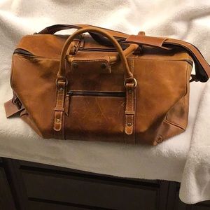 Aaron leather duffel used conditions